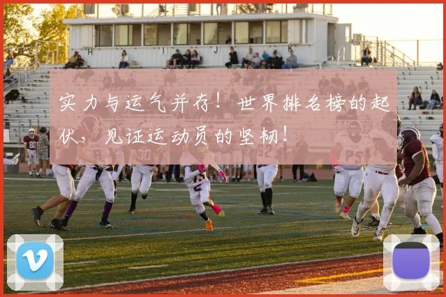 实力与运气并存!世界排名榜的起伏,见证运动员的坚韧!